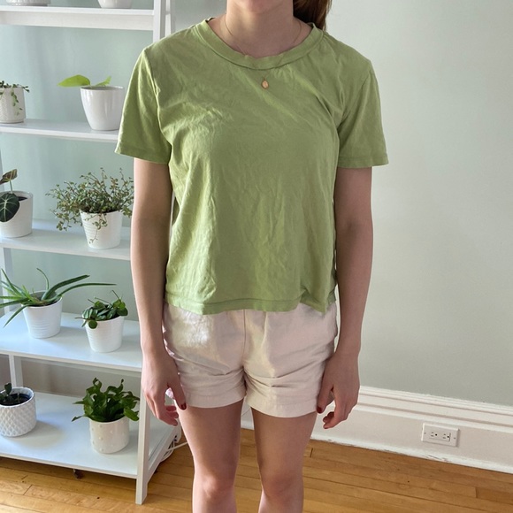 Tops - Zara green  t shirt